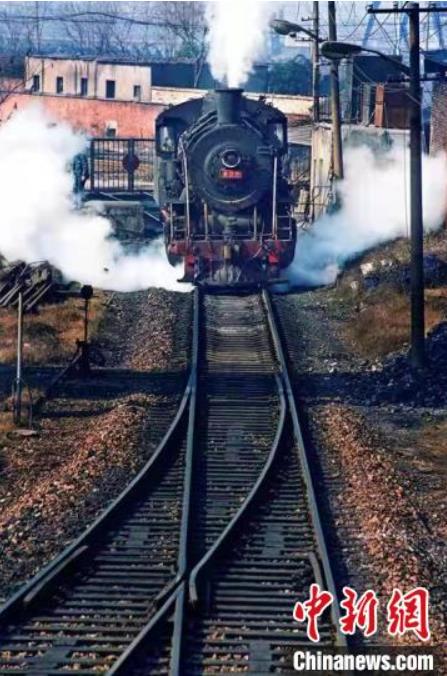 1998年杭州北站货场拍摄到的蒸汽机车